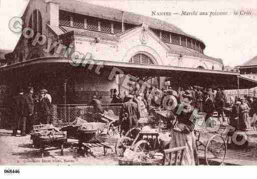 Ville de NANTES, carte postale ancienne