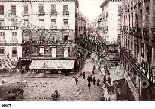 Ville de NANTES, carte postale ancienne