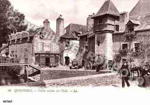 Ville de QUIMPERLE, carte postale ancienne