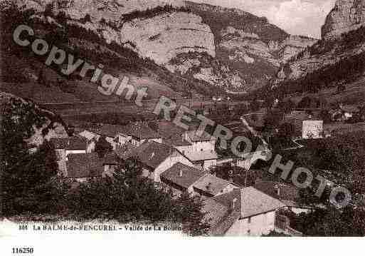 Ville de RENCUREL, carte postale ancienne