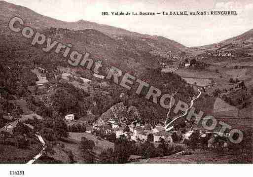 Ville de RENCUREL, carte postale ancienne