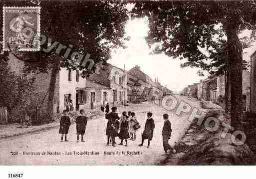 Ville de REZE, carte postale ancienne