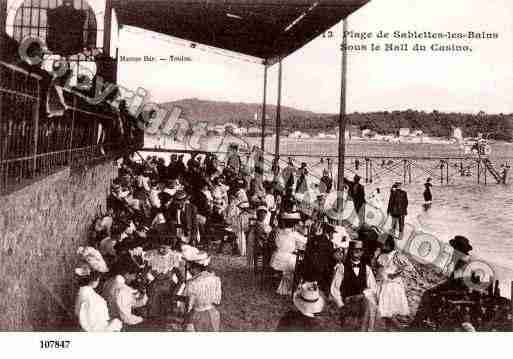 Ville de SABLETTES(LES), carte postale ancienne