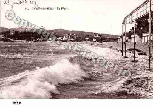 Ville de SABLETTES(LES), carte postale ancienne