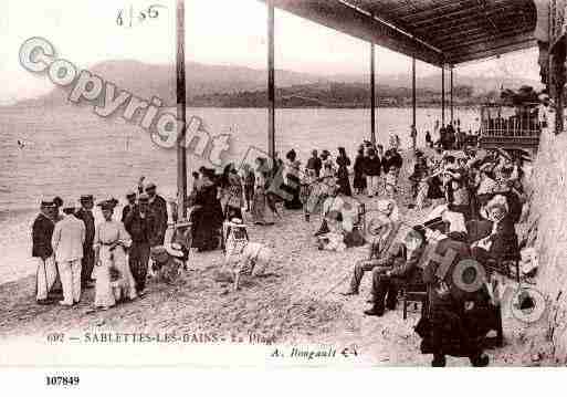 Ville de SABLETTES(LES), carte postale ancienne