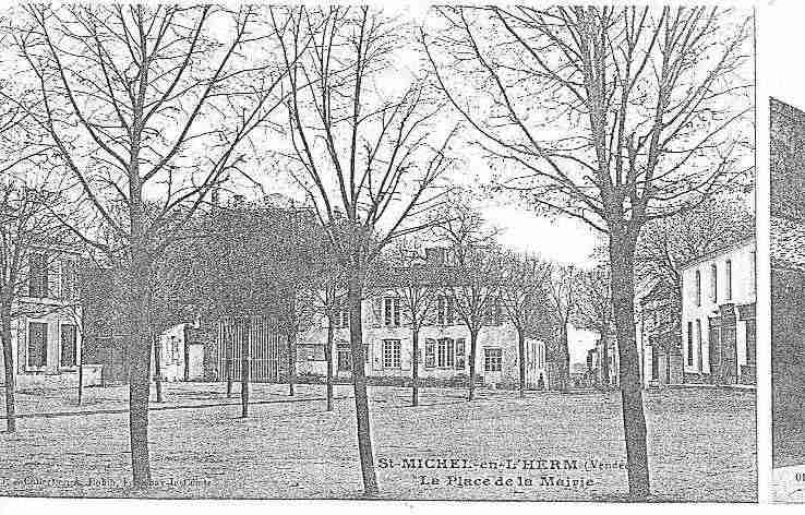 Ville de SAINTMICHELENL'HERM, carte postale ancienne