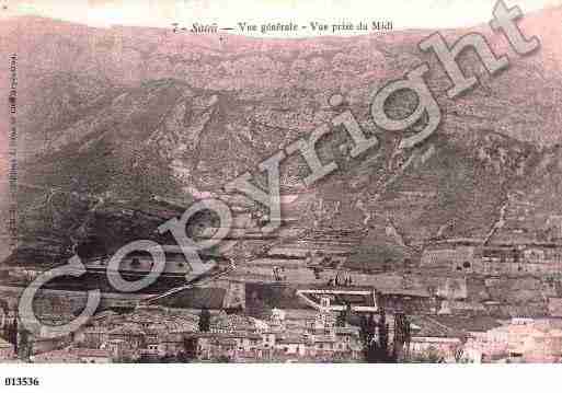 Ville de SAOU, carte postale ancienne