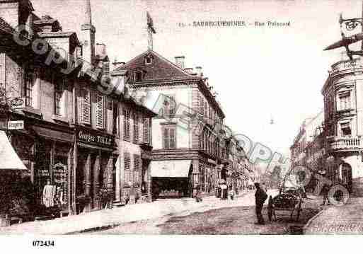 Ville de SARREGUEMINES, carte postale ancienne