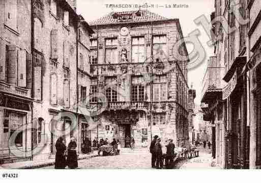 Ville de TARASCON, carte postale ancienne