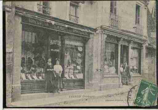 Ville de THENON, carte postale ancienne