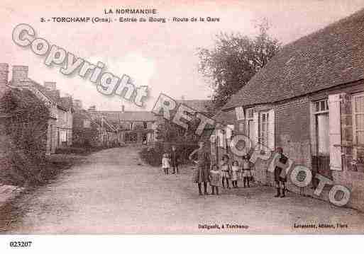 Ville de TORCHAMP, carte postale ancienne