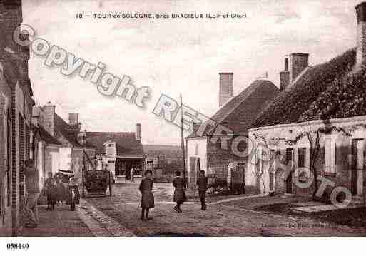 Ville de TOURENSOLOGNE, carte postale ancienne