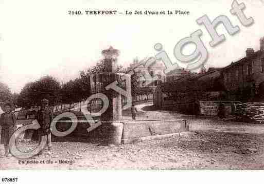 Ville de TREFFORTCUISIAT, carte postale ancienne