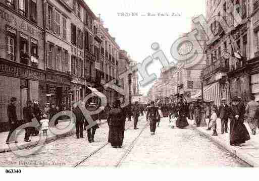 Ville de TROYES, carte postale ancienne