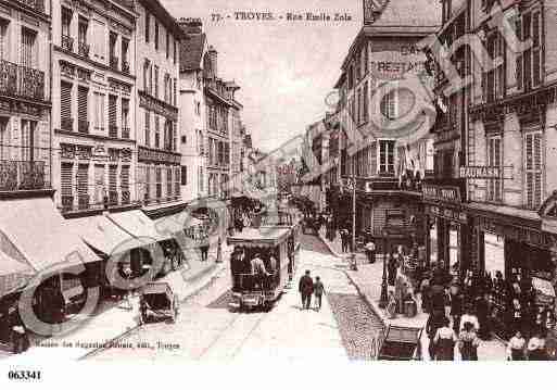 Ville de TROYES, carte postale ancienne