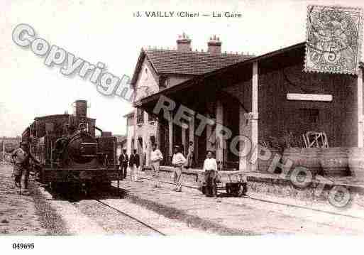 Ville de VAILLYSURSAULDRE, carte postale ancienne