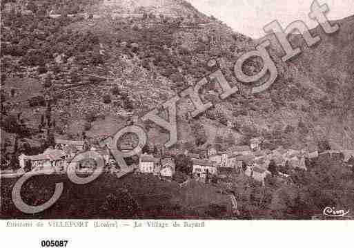 Ville de VILLEFORT, carte postale ancienne