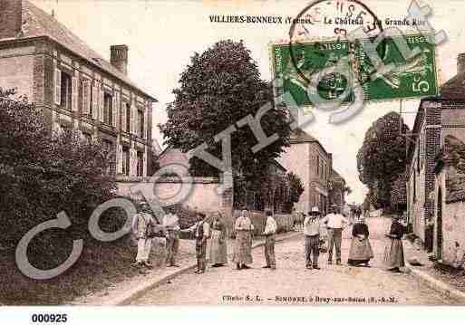 Ville de VILLIERSBONNEUX, carte postale ancienne