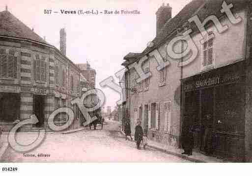 Ville de VOVES, carte postale ancienne