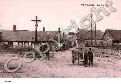 Ville de VOYENNE, carte postale ancienne