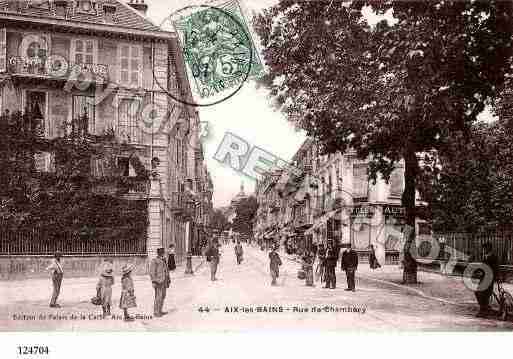 Ville de AIXLESBAINS, carte postale ancienne