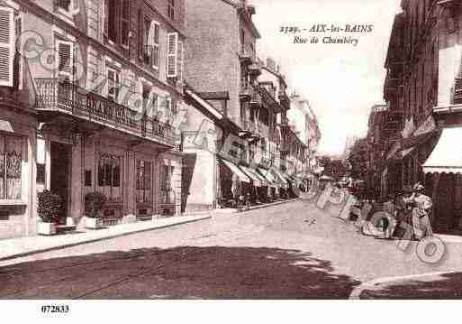 Ville de AIXLESBAINS, carte postale ancienne