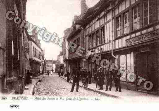 Ville de BEAUVAIS, carte postale ancienne