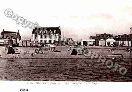 Ville de BENODET, carte postale ancienne