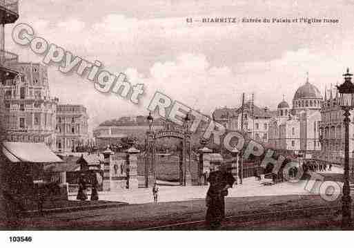 Ville de BIARRITZ, carte postale ancienne