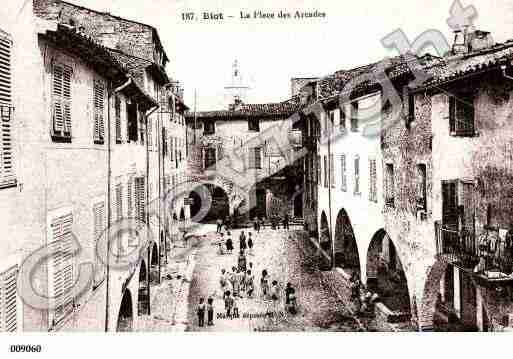 Ville de BIOT, carte postale ancienne