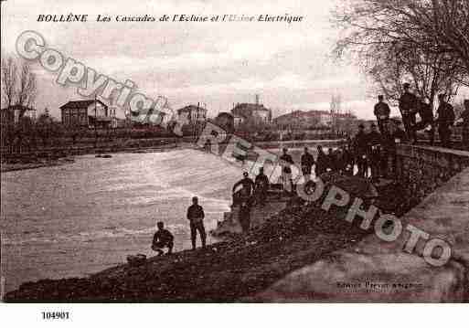 Ville de BOLLENE, carte postale ancienne