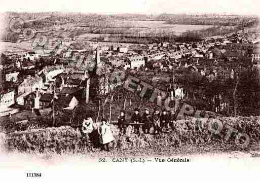 Ville de CANYBARVILLE, carte postale ancienne