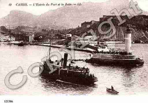 Ville de CASSIS, carte postale ancienne