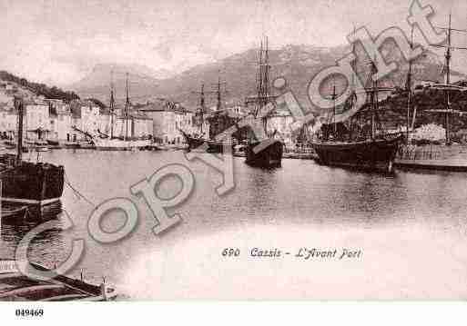 Ville de CASSIS, carte postale ancienne