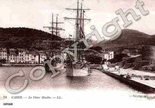 Ville de CASSIS, carte postale ancienne