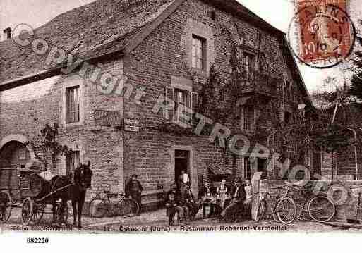 Ville de CERNANS, carte postale ancienne