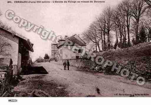 Ville de CERNANS, carte postale ancienne