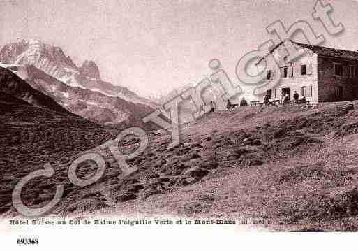 Ville de CHAMONIXMONTBLANC, carte postale ancienne