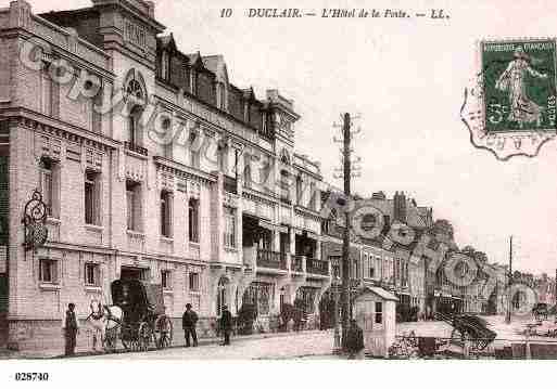 Ville de DUCLAIR, carte postale ancienne