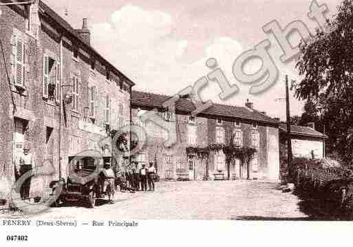 Ville de FENERY, carte postale ancienne