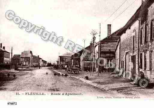 Ville de FLEVILLE, carte postale ancienne