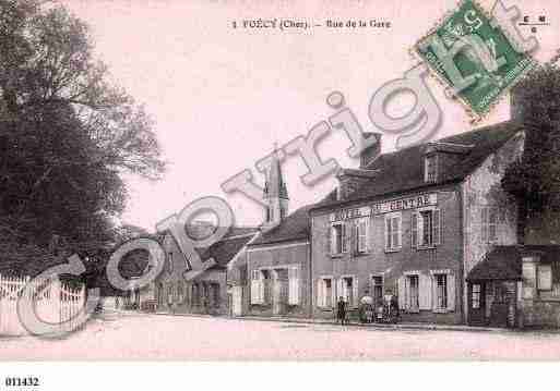 Ville de FOECY, carte postale ancienne