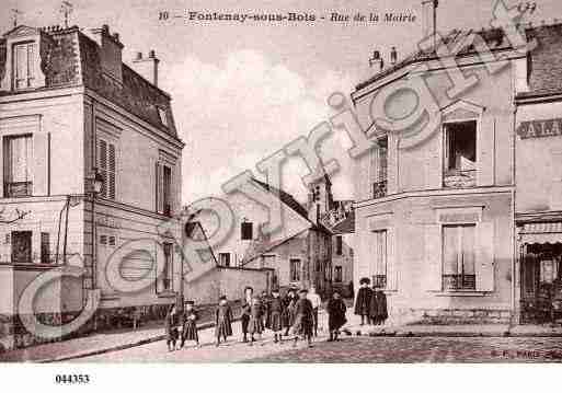 Ville de FONTENAYSBOIS, carte postale ancienne