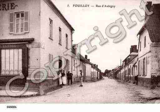 Ville de FOUILLOY, carte postale ancienne