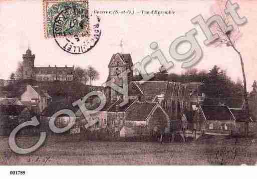 Ville de GAZERAN, carte postale ancienne