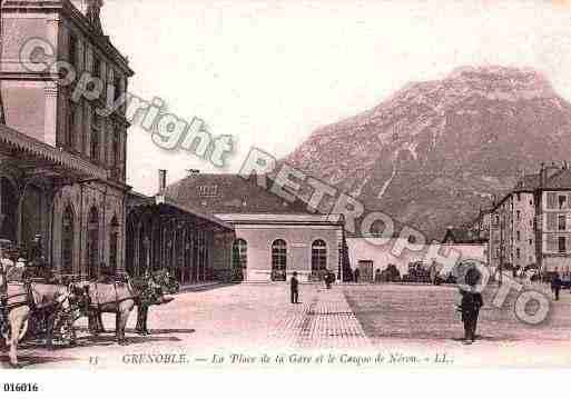 Ville de GRENOBLE, carte postale ancienne