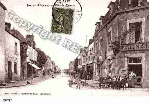 Ville de JAVRONLESCHAPELLES, carte postale ancienne