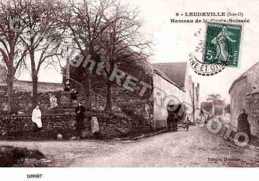 Ville de LEUDEVILLE, carte postale ancienne