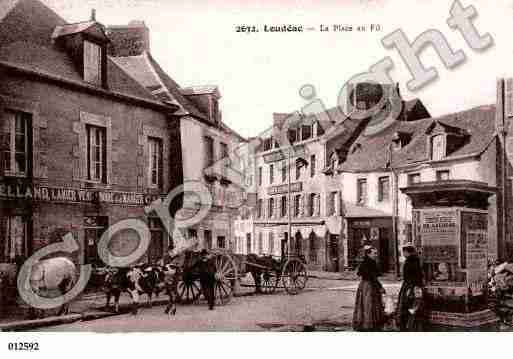 Ville de LOUDEAC, carte postale ancienne