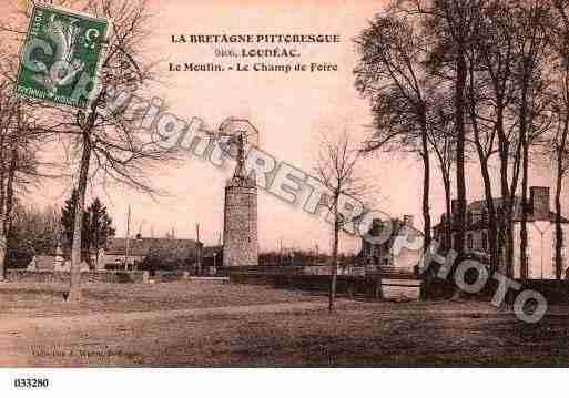 Ville de LOUDEAC, carte postale ancienne